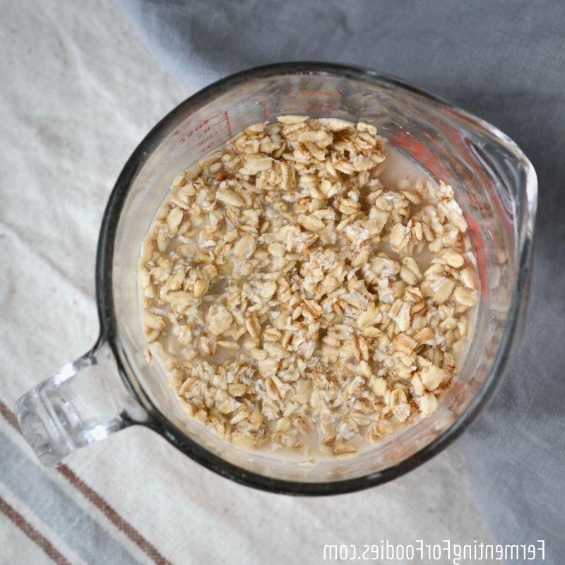 How to make kefir fermented oatmeal