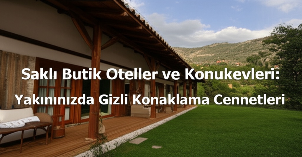 Saklı Butik Oteller ve Konukevleri: Yakınınızda Gizli Konaklama Cennetleri