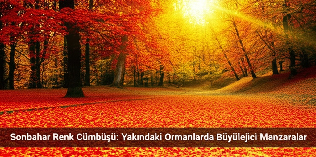 Sonbahar Renk Cümbüşü: Yakındaki Ormanlarda Büyüleyici Manzaralar